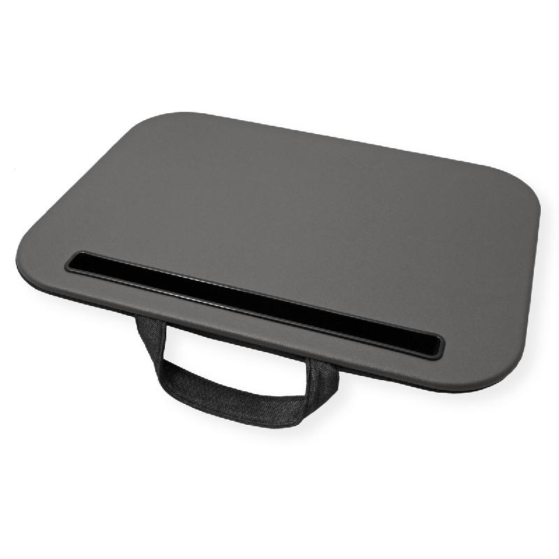 VALUE Support portable universel pour ordinateur portable/tablette avec coussin, gris_2