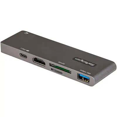 Adaptateur Multiport USB-C pour MacBook Pro/Air - USB Type-C vers HDMI 4K, Alimentation 100W, Slot S_2