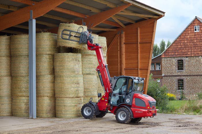 Mini-chargeuse télescopique 4.5t - Weidemann 2080T - Hauteur de levage et portée élevées_2