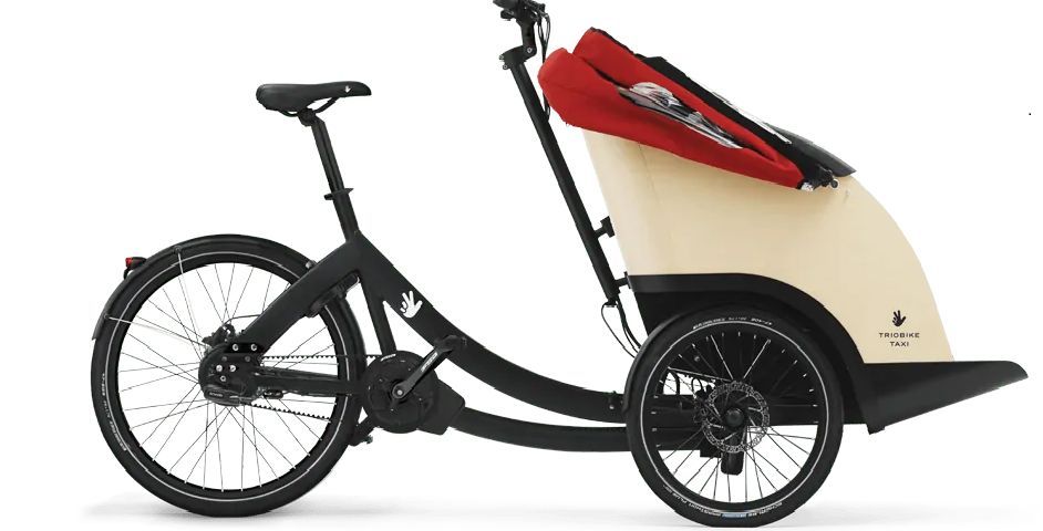 Vélo-taxi Triobike à assistance électrique - transport de 1 ou 2 personnes - Moteur Brose Drive S - Autonomie 40 km_2