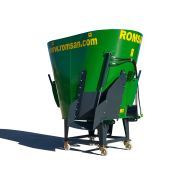 YK 20 EC - Mélangeuse agricole - Romsan - Volume 2 m³ - Puissance requise 10 hp / 7,5 kW - 1 spirale avec 5 lames_3