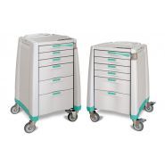 Chariot d'anesthésie Avalo ACS - Capsa Healthcare - surfaces lisses et configuration flexible_2