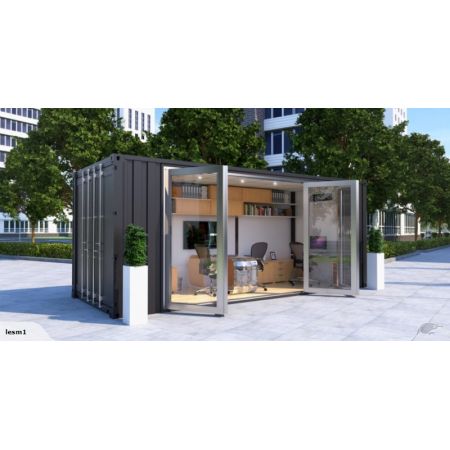 Container aménagé bureau, véritable bâtiment opérationnel et fonctionnel_0