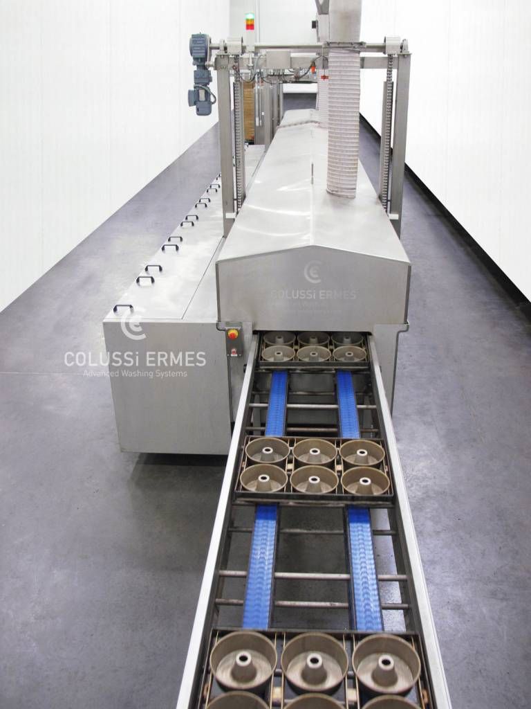 Laveuses industrielles alimentaires - Lavage plaques Colussi Ermes - 900 à 1 000 plaques/heure_2