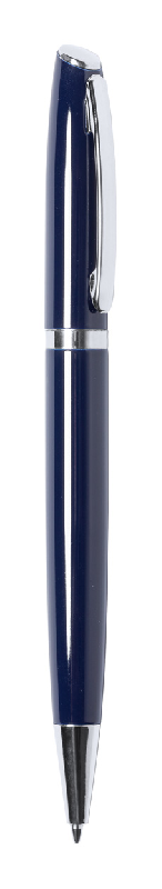 Stylo à bille en aluminium recyclé - bleu foncé - encre bleue - 19g_2