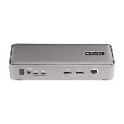 Docking Station KVM USB-C pour Deux PC Portables - Station d'Accueil DisplayPort 4K 60Hz pour 2 Moni_2