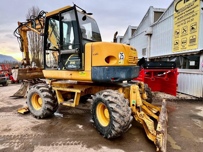 KOMATSU pw110r-1 pelle a pneus 12t_2