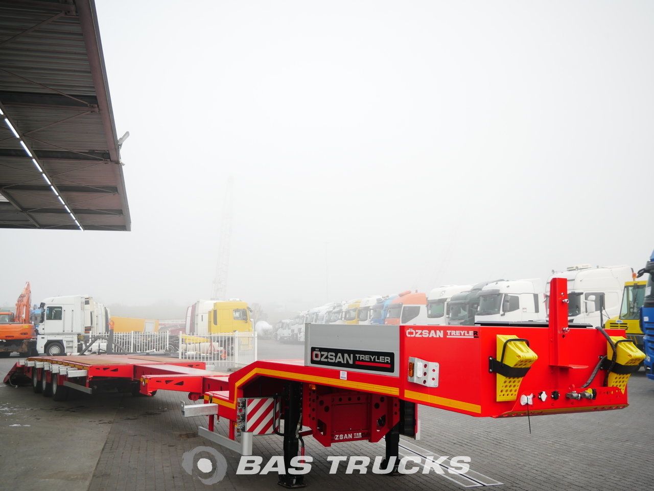 Ozsan lowbed 3 assen - semi-remorques porte-engins - 44.000 kg - acier surbaissé - dimensions 1.290 x 250 x 98 cm_2