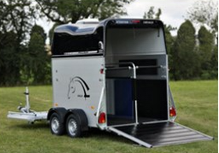 Van à chevaux hippomobile - Cheval Liberté - 2 essieux - 2 places - PTAC 2600 kg - 315 x 167 x H230 cm - Référence Touring XL_2