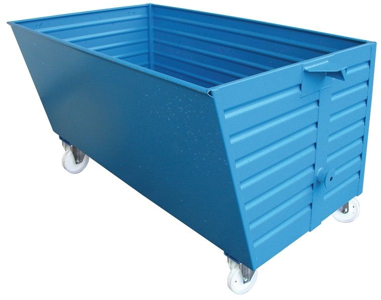 Bac basculant par palonnier 300 à 2000 L - capacité 500 à 2000 kg - version laquée ou galvanisée_2