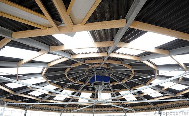 Marcheurs suspendus pour 6 à 8 chevaux - Diamètre 18 et 20 m - Vitesse 20 Km/H_2