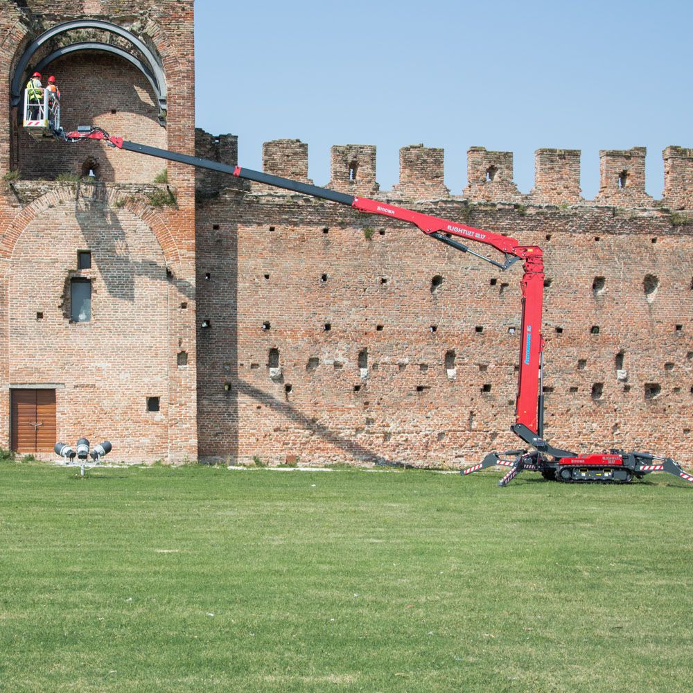Lightlift 33.17 - nacelle araignée - hinowa s.P.A. - capacité nacelle chenillée 230kg_2
