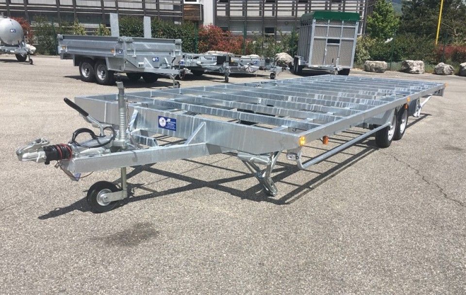 (b16) châssis tiny house - châssis de remorque - jp construction - ptac 3500 kg_2