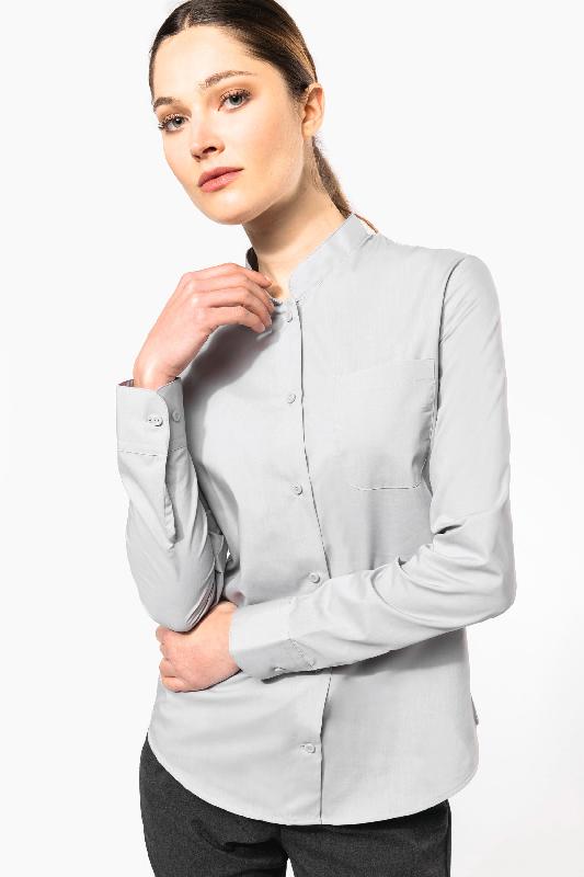 Chemise de travail col mao manches longues femme - Réf: K514 - Kariban_2