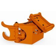 Grappin coupeur forestier Axer 230 K - diamètre de coupe max 250 mm - ouverture max 650 mm - pour pelleteuses de 9 tonnes et plus_2