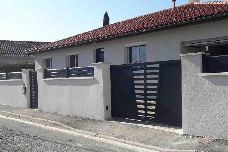 Portail coulissant déco droit - 3500 / 2000_2