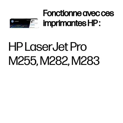Toner noire LaserJet HP 207X authentique grande capacité_2