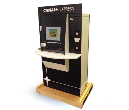 Borne de paiement autonome Topia Mini PFLS - compacte, positionnable en îlot, paiement espèces et carte_2