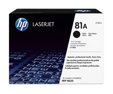 HP 81A toner LaserJet noir authentique_2