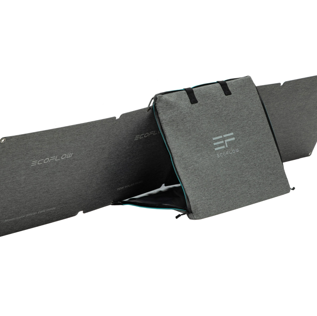 Panneau solaire pliable 120W monocristallin 12V Ecoflow - Résistant IP68 et compact 6kg_2