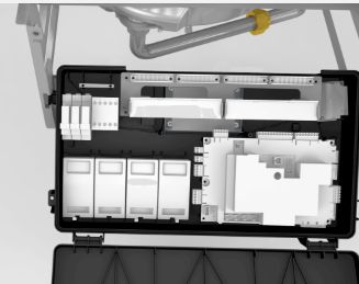 Appareil de chauffage à gaz adapté aux applications exigeantes avec pression maximale de 8 bars
