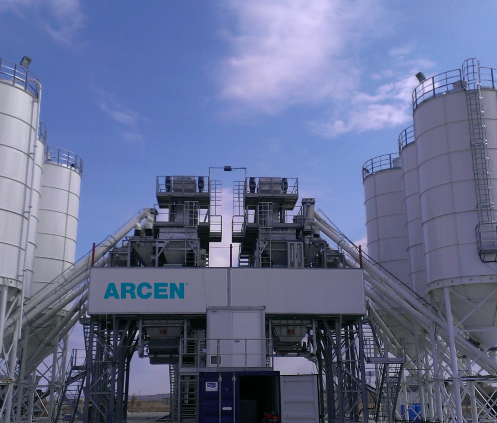 Centrale à béton fixe - grandes productions - 120 m³ par trémie - structure galvanisée - CTT_2