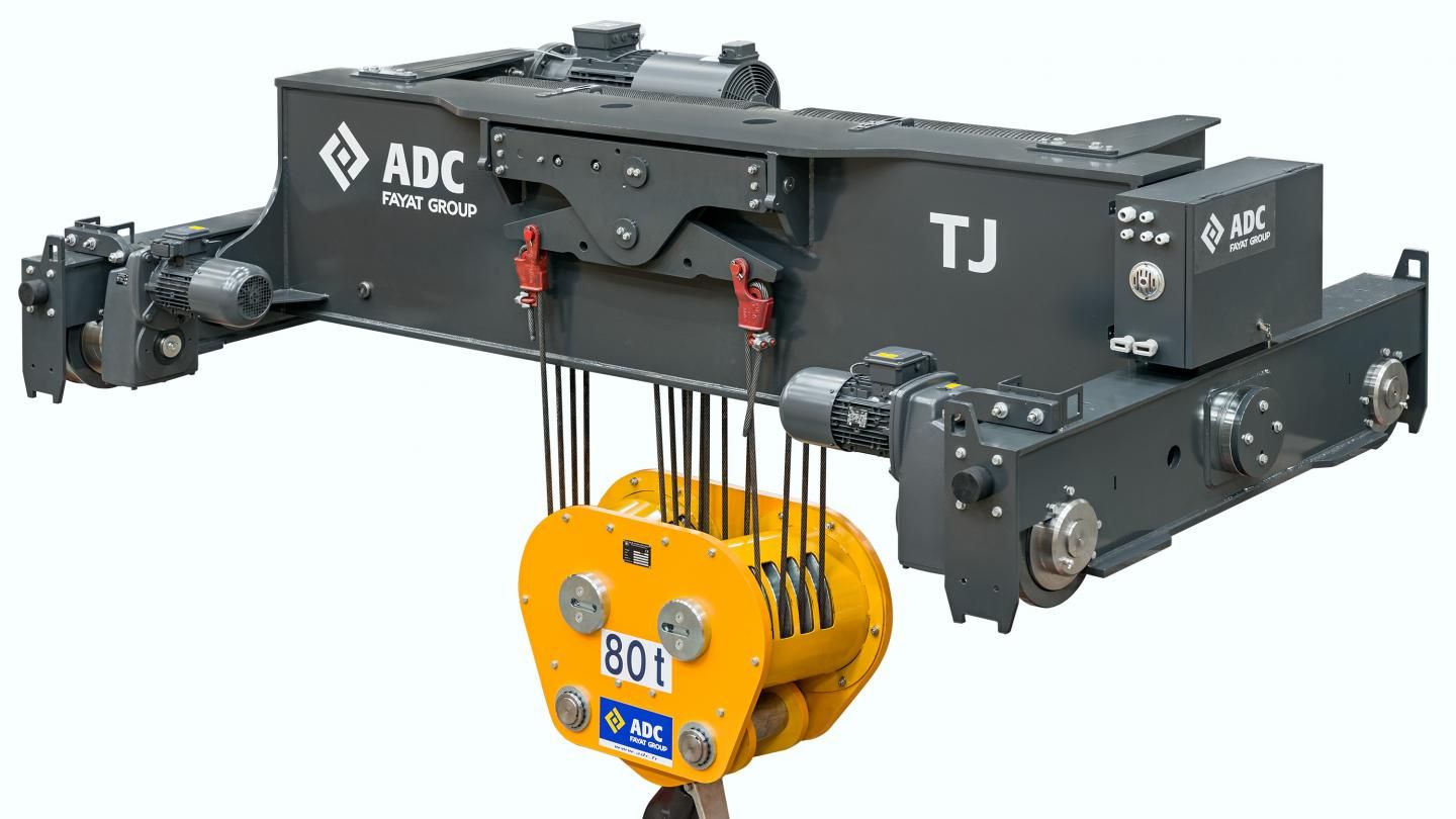 Te à th - palan ADC Fayat - charge jusqu'à 80 t - monorail et birail - compacts à hauteur perdue réduite_2