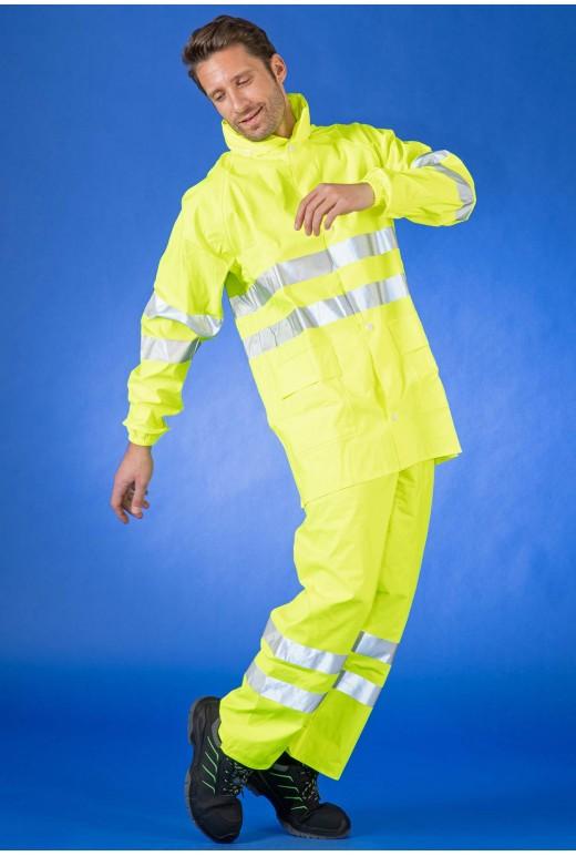 Veste de pluie haute visibilité Sonoflex HV réf. VPVZHV33 - EN ISO 20471 classe 3 - Jaune Fluo ou Orange Fluo_2