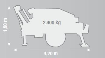 VM 8000 DC - Treuil hydraulique pour pose de câbles souterrains et lignes électriques aériennes - Volta - Tirage max. 8500 daN_2