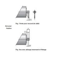 Composant tambour moteur 113i Interroll avec longueur personnalisable