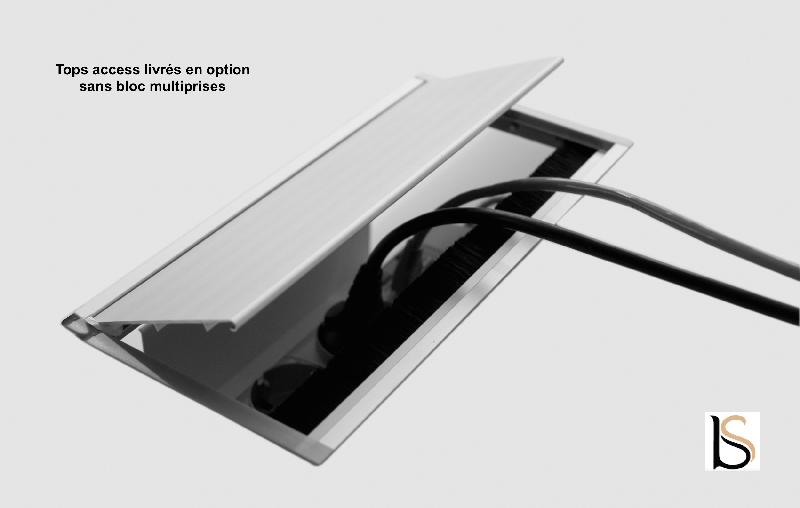 Table de réunion multi-plateaux Pigreco - MARTEX - Blanc, Anthracite, 320_2