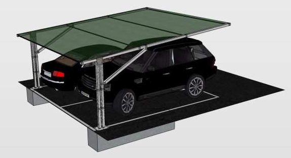 Carport pour habitations, entreprises, commerces et centres commerciaux_2