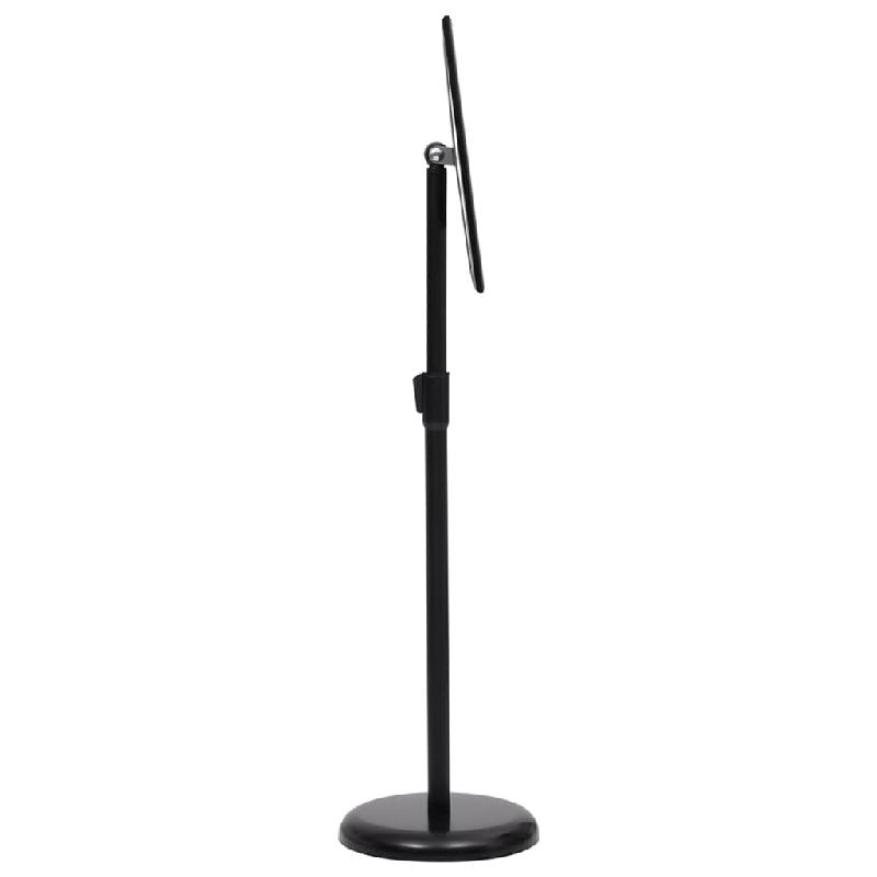 Vidaxl support d'affiche a4 sur pied noir alliage d'aluminium 51208_2
