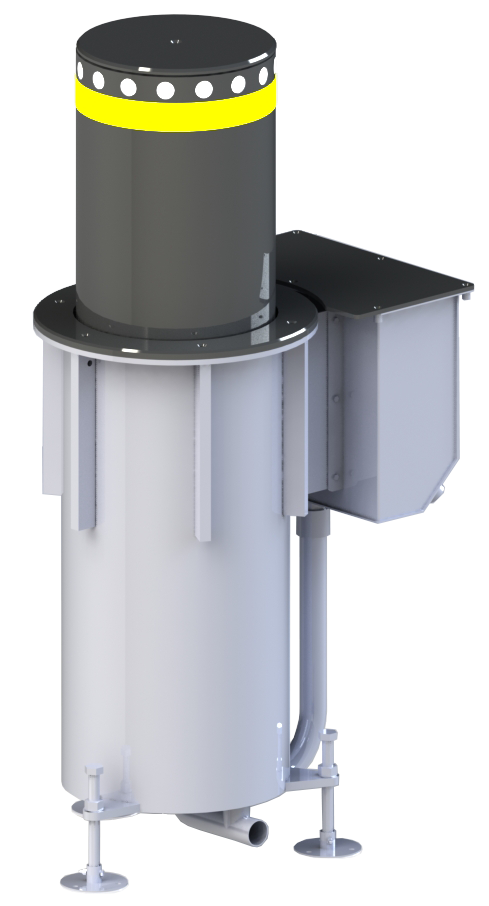 Borne escamotable fixe et automatique - Réduction des nuisances sonores - Motorisation électrique - CITINNOV gamme TITAN_2