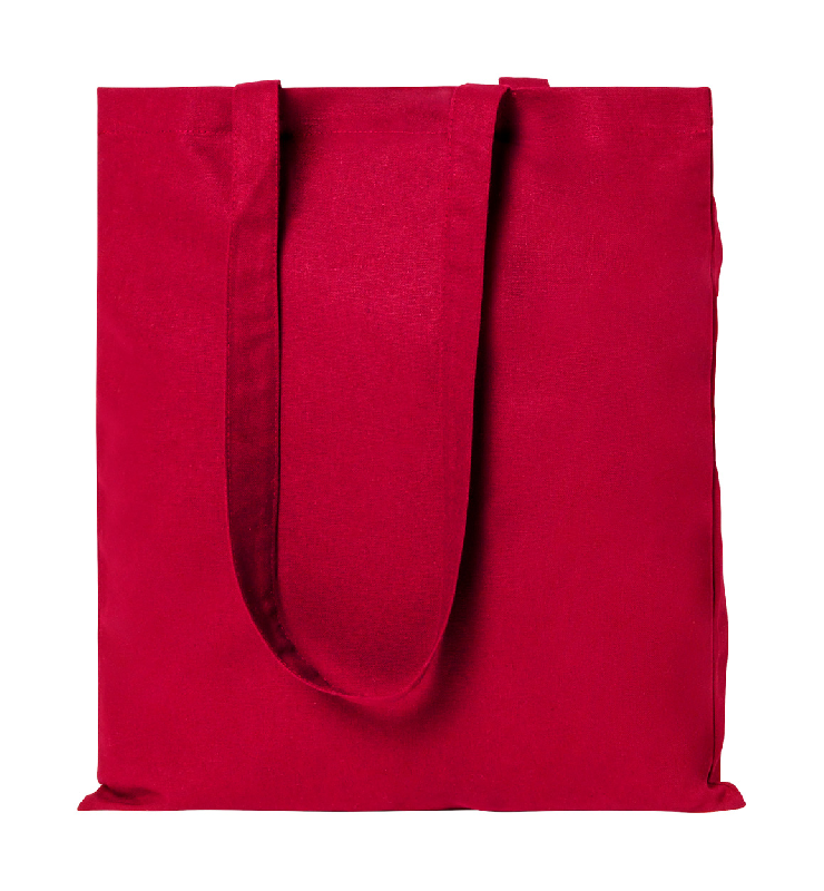 Tote bag coton coloré - anses longues - 180 g/m² - 70 gr - couleur rouge_2
