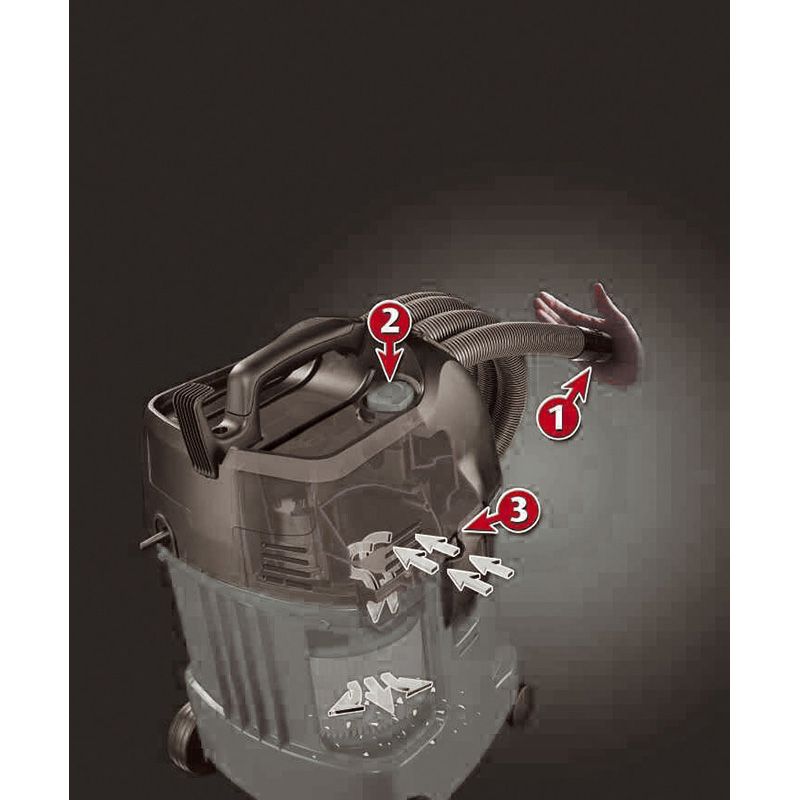 DCP 25 - Aspirateur poussière et eau - Sidamo - Cuve 14L en polyéthylène - 1250W_2