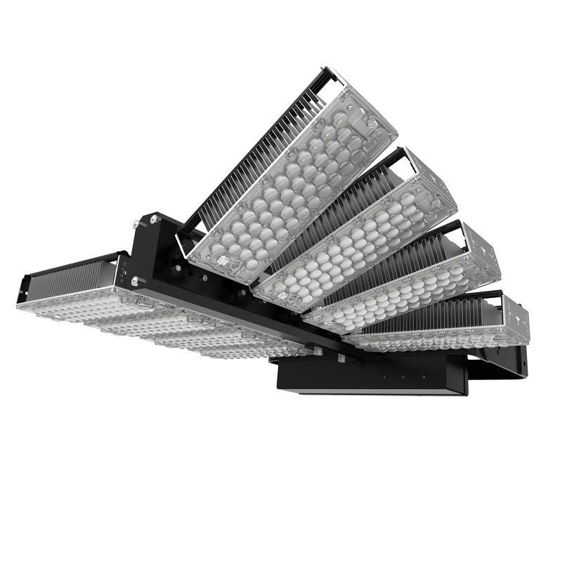 Mât LED multi-directionnel rotatif - 960W - Module à angle réglable, 160lm/W_2
