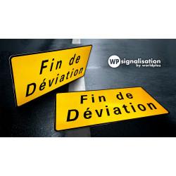 Panneau de voirie temporaire KD69b - Confirmation de déviation - gamme Innov - WP Signalisation_2