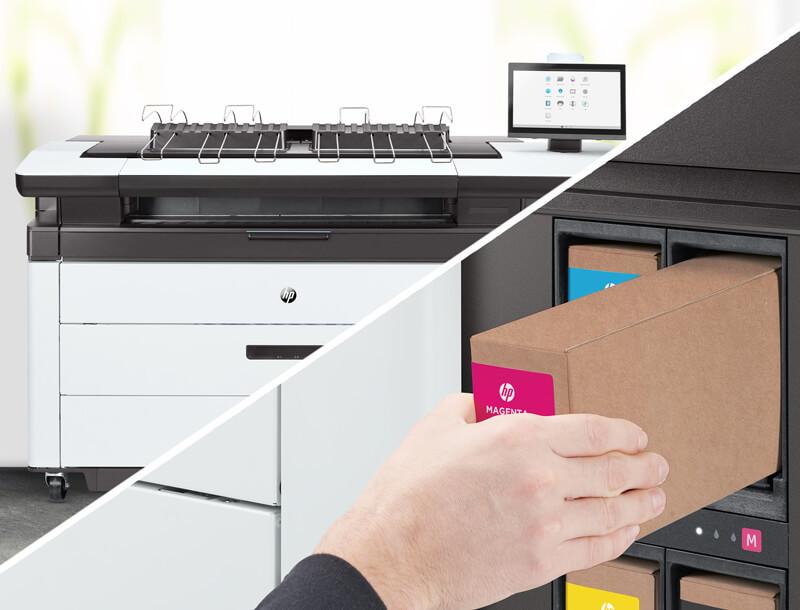 Traceur HP PageWide XL 5200 - impressions techniques fiables, encres pigmentées et écran tactile 15 pouces_2