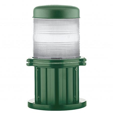 Borne lumineuse OMO IP55 - E27 23W vert [5385] - Éclairage public extérieur_2