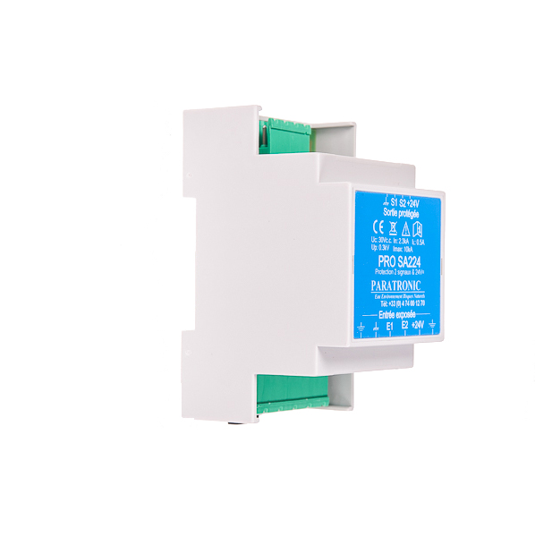 Protections foudre & CEM - PRO SA224 - 24V, boîtier rail DIN, Imax 10 kA_2