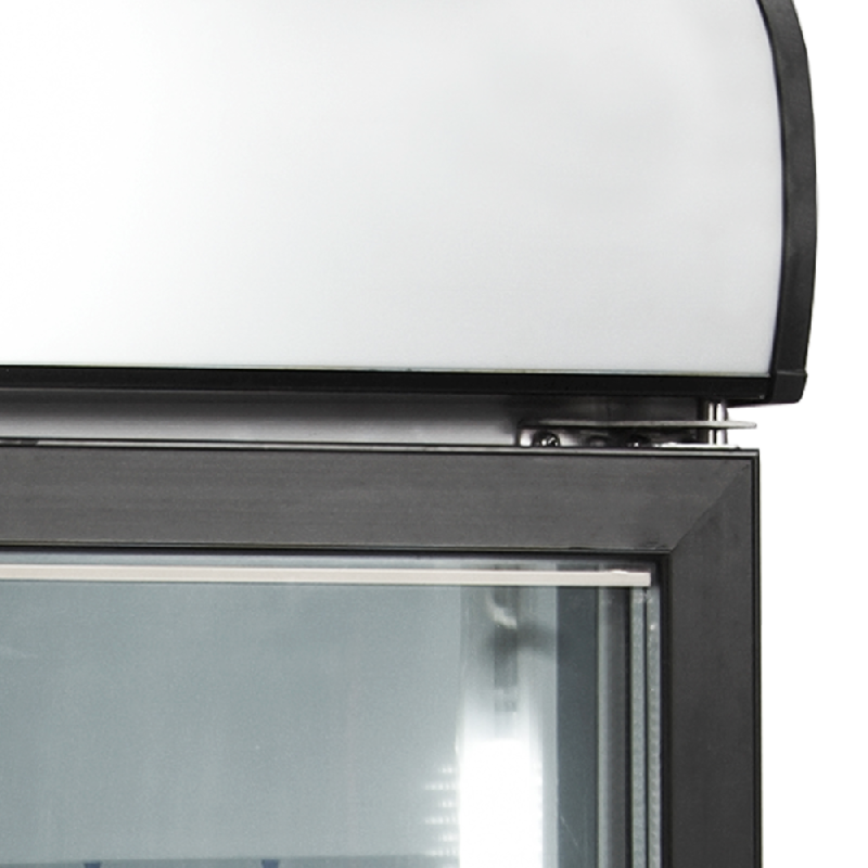 Congélateur vertical de vitrine L.1370mm 2 portes TEFCOLD_2