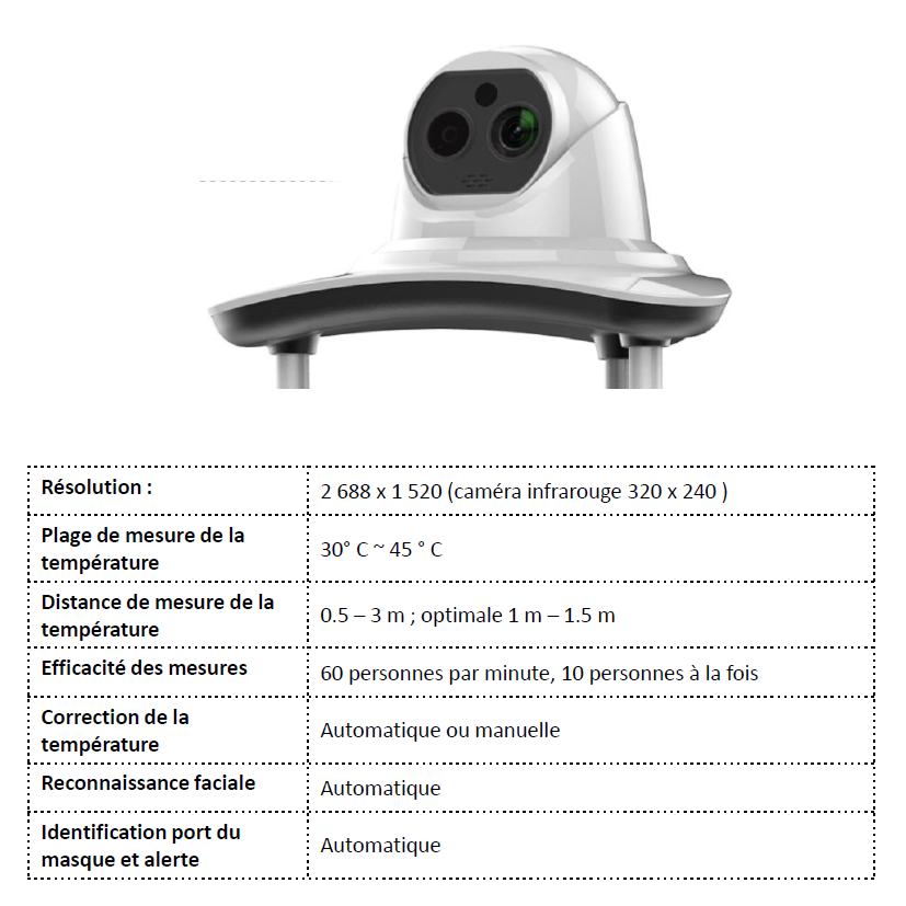 ROBOT DE SERVICE ACCUEIL CRUZR PRÉVENTION UBTECH ROBOTICS, HUMANOÏDE AUTONOME & INTELLIGENT AVEC CAMÉRA THERMIQUE + SOLUTION LOGICIELLE PARTENAIRE CLÉ EN MAIN_2