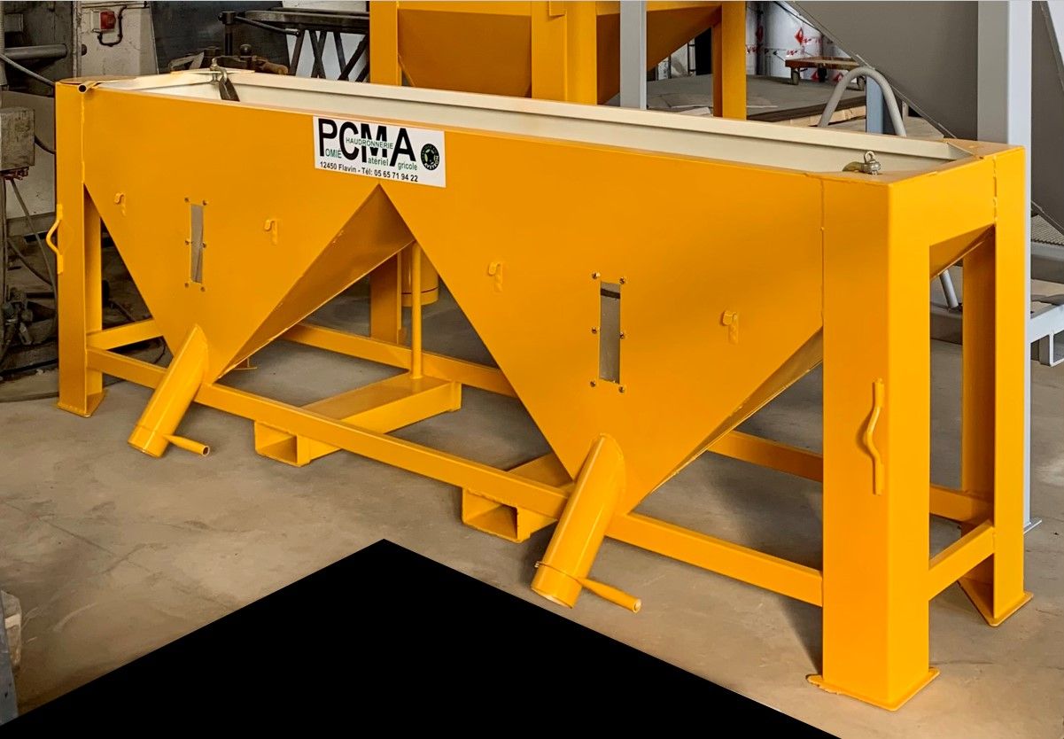 Silo de stockage intérieur sur mesure pour les céréales, la farine et les granulés bois - PCMA_2