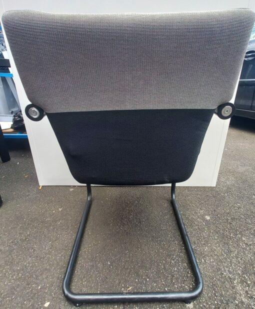 Chaise visiteur contemporaine ID Visitor Soft - VITRA d'occasion, design Antonio Citterio - tissu ou cuir, base empilable_2