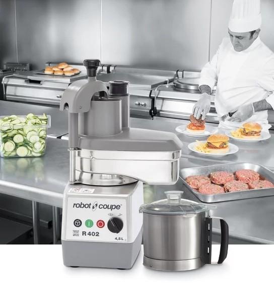 Combiné Cutter et Coupe Légumes R402V.V. 6 disques Cuve 4,5L inox 1000W ROBOT COUPE_2