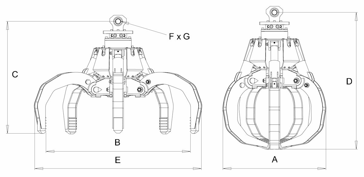 Grappin à pierres  pom - 3/380 idrobenne_2
