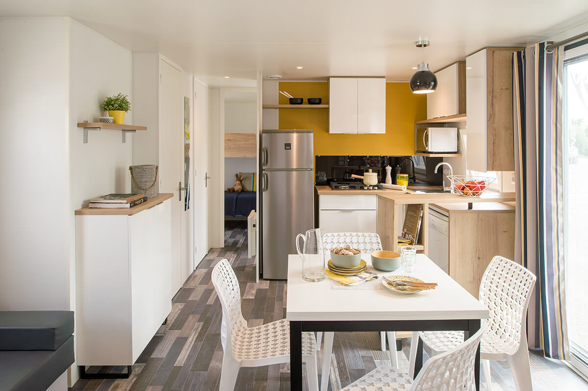 Mobil home new valley 83 / 3 chambres et 1 salle de bains / 39.50 m² / 6 à 8 personnes / 10 x 4.25 m_2