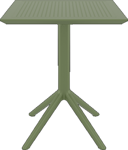 Table pliante carrée - Lot de 4 - 60 cm rabattable - SKY_2