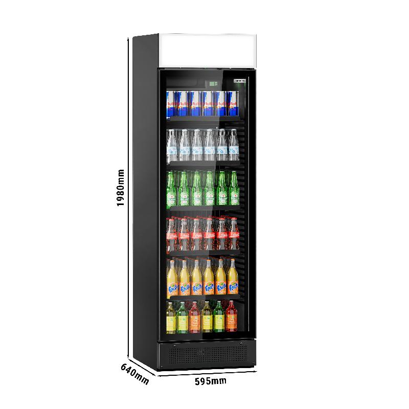 Armoire à boissons noire 345 litres_2